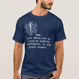 T-shirt SME : nous sommes là pour vous (l'obscurité)