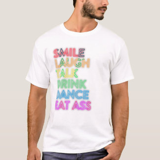 T-shirt Smile Laugh Talk Drague Danse