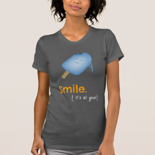 T-shirt Smile Popsicle / Glace Cream Tee (sombre)