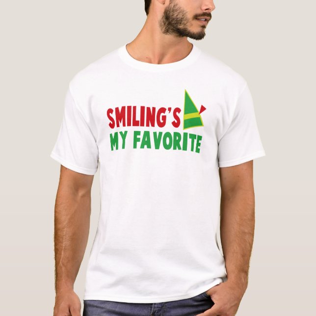 T-SHIRT SMILING EST MON FAVORITE (Devant)