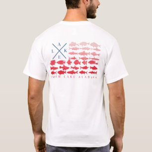 T-shirt Smith Lake Fishing Teide Double Side
