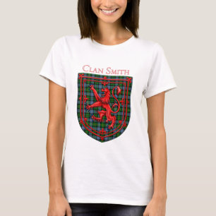 T-shirt Smith Tartan Scottish Plaid Lion Rampant