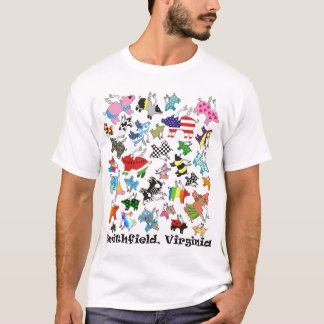 T-shirt Smithfield pilotant des porcs