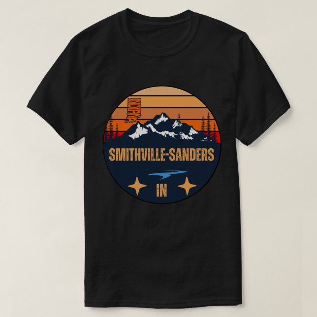 T-shirt Smithville-Sanders, Indiana (Design devant)
