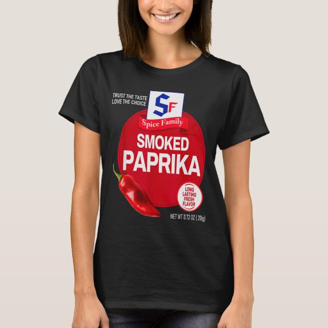 T-shirt Smoked Paprika Halloween Sce Costume Group Matchin (Devant)