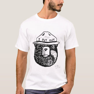 T-shirt Smokey l'ours éteint