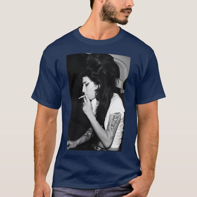 T-shirt Smoking Amyattoo funny (Devant)