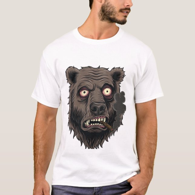 T-shirt Smoky the Bear Fantasy Style (Devant)