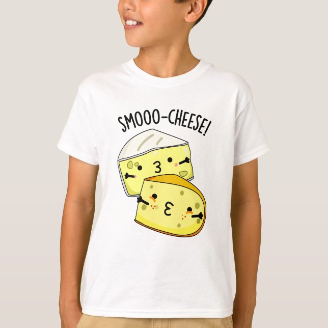T-shirt Smoo-cheese Funny Cheese Pun (Devant)