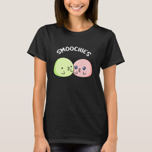 T-shirt Smoochies Drôle Baiser Mochi Pun Dark BG