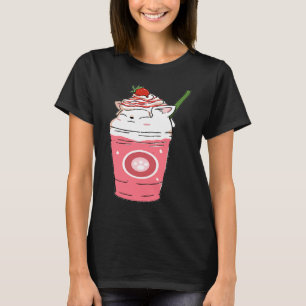 T-shirt Smoothie à la fraise Kitty Cat
