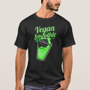 T-shirt Smoothie vert végétal pour végétarien et végétalie
