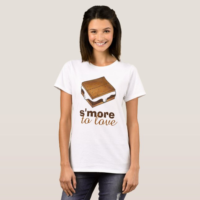 T-shirt S'more To Love Chocolate Campfire Camp S'mores Tee (Devant entier)