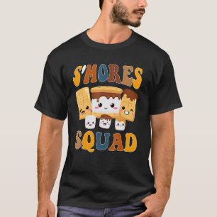 T-shirt S'mores Marshmallows Smores Squad Camping Camping
