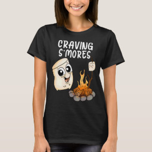T-shirt Smores mignonne Marshmallow Enfants Camping Joyeux