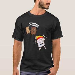 T-shirt Smores S'mores Marshmallow Camping Bonfir Grille