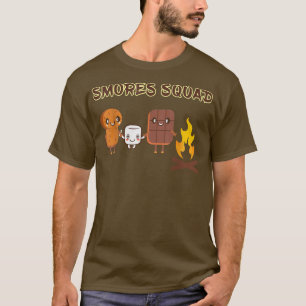 T-shirt Smores Squad Campingfor Kids