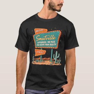 T-shirt Smutville Retro Sign Funny Romance Book Lover Grap