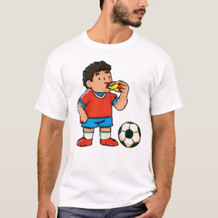 T-shirt Snack de mi-temps - Drôle Pizza de football