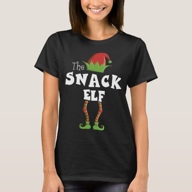 T-shirt Snack Elf Xmas Pajama (Devant)
