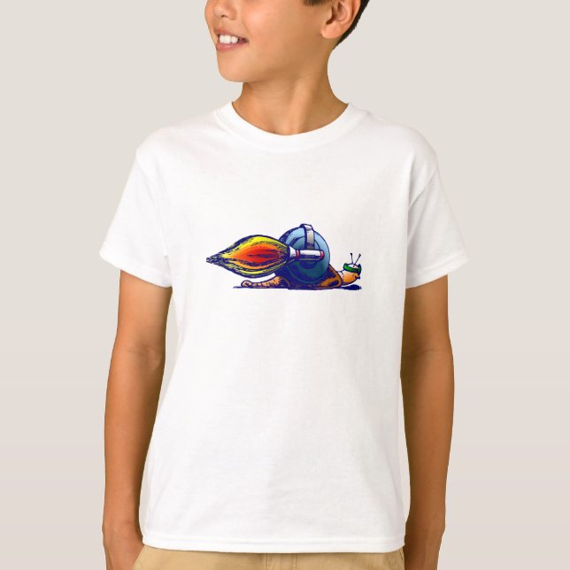 T-shirt Snail de fusée (Devant)