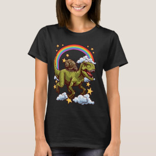 T-shirt Snail Ride a Dinosaur Dino
