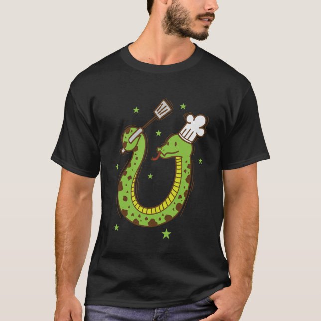 T-shirt Snake cuisine Terrarium Reptile Animal Zoo (Devant)