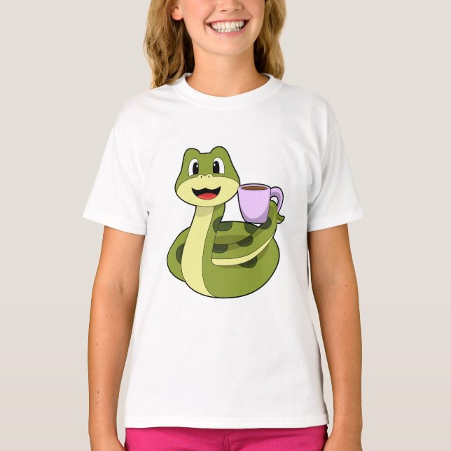 T-shirt Snake with Cup (Devant)
