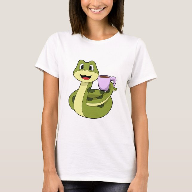 T-shirt Snake with Cup (Devant)