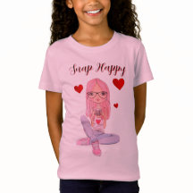 T-Shirt Snap heureux 