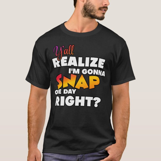 T-shirt Snap quote boy (Devant)