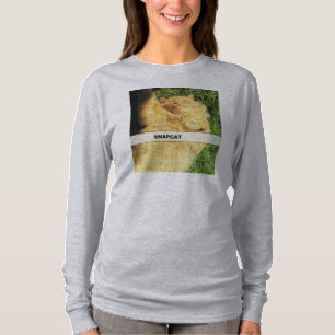 T-shirt Snapcat Kitty orange Selfy
