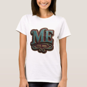 T-shirt Snappy Gold ME EST 1995 Impression