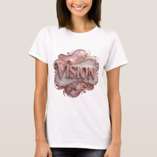 T-shirt Snappy Gold VISION 3D Art Text
