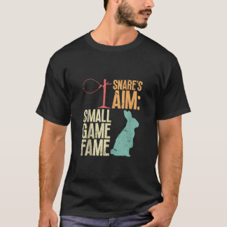 T-shirt Snare s Aim Petit Jeu Fame Animal Trapper Wire S