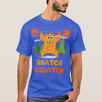 T-shirt Snatch Squatch, Dessin, Bête - Amusant mignon Moti
