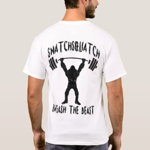 T-shirt Snatchsquatter, Gros Pied De Dessin, Bête, Gymnase