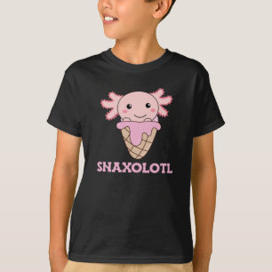 T-shirt Snaxolotl Axolotl Amateurs de doux animaux crème 