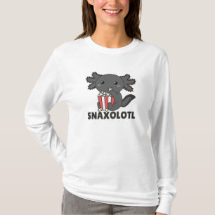 T-shirt Snaxolotl Axolotl Amateurs de doux animaux Popcorn