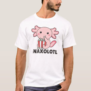 T-shirt Snaxolotl Axolotl Amateurs de doux animaux Popcorn