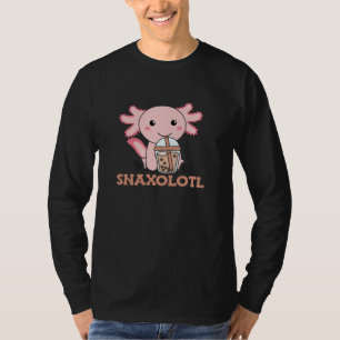 T-shirt Snaxolotl Axolotl Amateurs de thé à bulles Anima