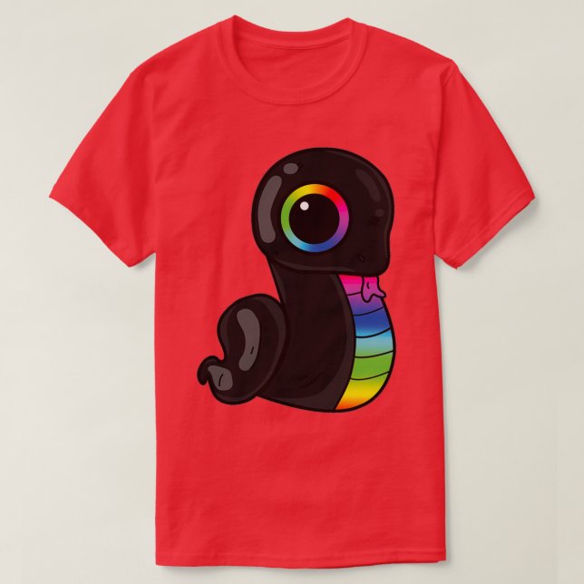 T-shirt Sneki Snek Fan Design Razer Sticker RVB  (Design devant)