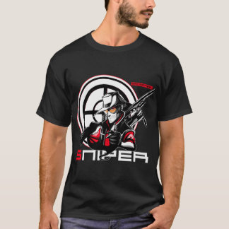 T-shirt Sniper funny girl