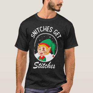 T-shirt Snitches Obtenez Des Coussins Elf Sur L'Étagère En