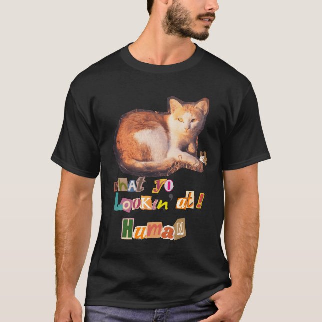 T-shirt Snob Chat Savage Chat Cadeau pour garçon Amoureux  (Devant)