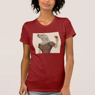 T-shirt Snob de vin du Labrador jaune
