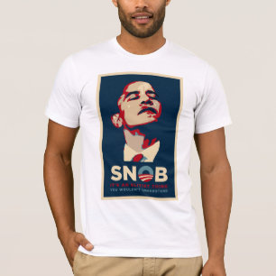T-shirt SNOB + Les amis d'Obama - customisés