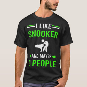 T-shirt Snooker Green 3 Personnes