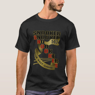 T-shirt Snooker Le Meilleur Jeu Billiard Club équipes spor