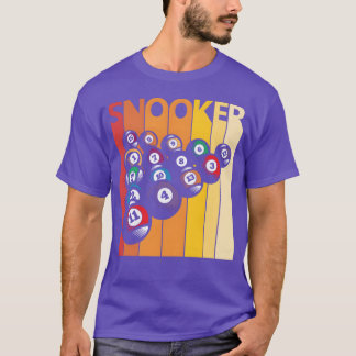T-shirt Snooker Rétro Vintage